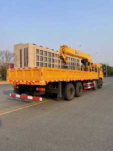 Grue sur camion Dongfeng 8x4 de 16 tonnes, grue montée sur camion, grue mobile hydraulique d'occasion, prix bas. - Product Image 4