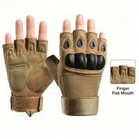 Gants tactiques mi-doigts personnalisés pour hommes et femmes, avec protection des articulations, compatibles écran tactile, antidérapants, respirants, pour le tir en extérieur