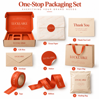 Boîtes d'expédition personnalisées haut de gamme en carton ondulé kraft, intérieur orange imprimé, pour les marques de beauté, de soins de la peau et de style de vie