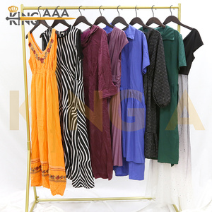 Mùa Hè Phụ Nữ Ăn Mặc Với Nút Mỏng Phù Hợp Với Một Dòng Ăn Mặc Phụ Nữ Sử Dụng Ăn Mặc Thứ Hai Tay Quần Áo - Product Image 3