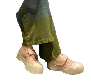 2026 Silver versatile anti slip shallow mouth <b>Velcro</b> thick rubber outsole women's round toe <b>shoes</b> Mary Jane novel college style - Product Image 2