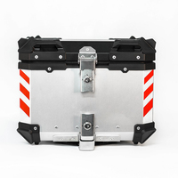 Boîte à bagages arrière étanche pour moto 35L 45L 55L 65L, boîte de livraison, top case pour moto, boîte en aluminium pour moto