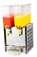 Distributeur de jus de fruits électrique avec moteur, haute productivité, construction en plastique, robinet inclus