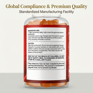 Gomitas de Coenzima Q10 de Marca Privada OEM ODM para el Apoyo a la Salud del Corazón, 100 mg, 60 Unidades por Botella, Suministro al por Mayor de Fábrica de Suplementos - Product Image 2