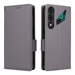 Funda de Teléfono Plegable Tipo Cartera con Hebilla Lateral y Soporte, de PU, con Diseño de Grano de Lichi, para ZTE Nubia Neo 5/Neo 5 GT/<span class=keywords><strong>RedMagic</strong></span> 11 Air, Venta al por Mayor - Product Image 4