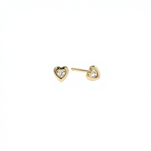 Hermosos Pendientes de Plata de Ley 925 con Diamantes CZ en Forma de Corazón, Joyería Blanca Impresionante, Regalos para Mujeres y Niñas - Product Image 3