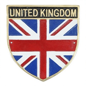 Plaque Décorative Personnalisée Thème Drapeau National Royaume-Uni Vente en Gros Accessoires Muraux Plaques Personnalisées - Product Image 1