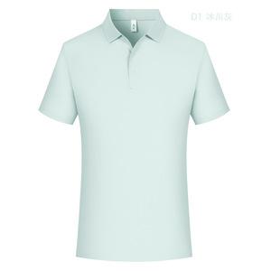 เสื้อโปโล สีดำล้วน ผ้าไนลอน 81-90% ใส่ได้ทุกวัน ฤดูร้อน แขนสั้น ชุดยูนิฟอร์ม ชุดทีม - Product Image 2