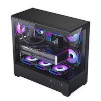 Boîtier PC Grand Format EATX Vue Mer, Boîtier Gaming E-ATX en Verre Trempé
