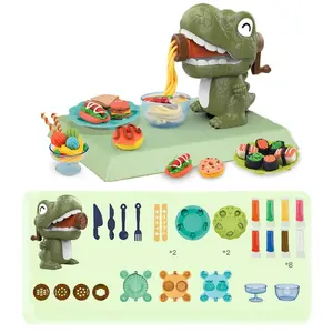 Materiale di sicurezza fai da te giocattolo dinosauro pasta macchina di plastica per bambini pasta del gioco
