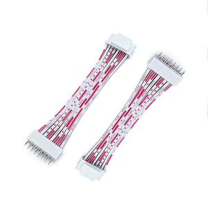Cabo Eletrônico Personalizado UL2468 4 pinos 6 pinos 2468 com Isolamento em PVC, Chicote de Fios, Cabo Flat Ribbon Vermelho Branco Preto - Product Image 1