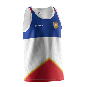 Camiseta Deportiva sin Mangas para Hombre, Estilo Rugby, Talla Grande, Ligera, para Entrenamiento y Fitness, Precio de Fábrica, Personalizable - Product Image 4