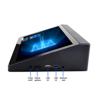 Original Mini PC All-In-One 10 \ "Pantalla táctil de escritorio con Win 10 Home F2 Intel Quad Core POS WIFI Box TV para entretenimiento