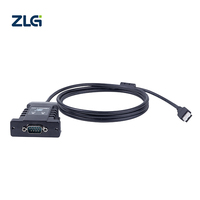 Analizador CAN de Alto Rendimiento ZLG USB a CAN, Conversor de Protocolo de Análisis de Mensajes CAN a USB USBCAN-I/E-mini