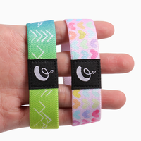 Individuell Bedruckte Polyester Event-Stretch-Armbänder Großhandel Gewebte Elastische Armbänder