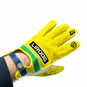 Guantes de Karting y Sim Racing de Cuero Genuino Suave, Totalmente Perforados, con Agarre de Silicona en la Palma, para Hombre - Product Image 6