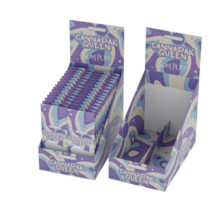 Caja de exhibición de sobremesa pequeña personalizada con impresión, paquete de 25 ranuras, soporte <span class=keywords><strong>para</strong></span> tubos de papel pre-enrollados, caja de exhibición <span class=keywords><strong>para</strong></span> tienda de vapeo - Product Image 4