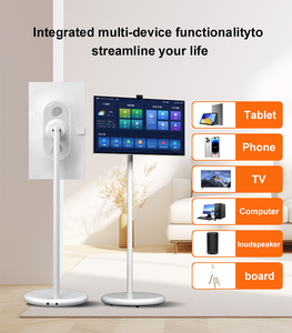 32 Inch White LED Android Smart <b>TV</b> 8MP Camera 8GB 128GB CPU Built-In Battery Touch Screen 27 Inches Mobile Monitor Cabinet - Product Image 5