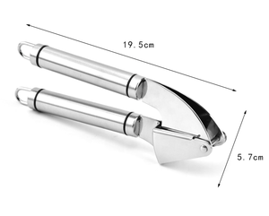 Presse-ail Premium de Cuisine, Hachoir à Ail, Éplucheur, Presse-ail Ergonomique en Acier Inoxydable - Product Image 4