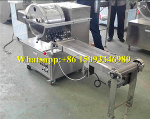 Ligne de production de croûtes de gâteau de mélauleuca entièrement automatique avec convoyeur/machine de formage de croûtes de sushi, de rouleaux d'œufs et de chauffage <span class=keywords><strong>en</strong></span> vente chaude - Product Image 5