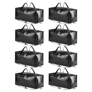 Extra Large Reusable Storage Moving <b>Totes</b> Bag with Zipper and Stronger Handles - Product Image 1