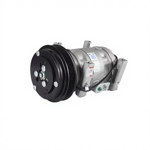 Compresor <span class=keywords><strong>de</strong></span> <span class=keywords><strong>Aire</strong></span> <span class=keywords><strong>Acondicionado</strong></span> <span class=keywords><strong>Universal</strong></span> <span class=keywords><strong>para</strong></span> Automóvil Sanden 6PK 119mm 12V 100% Probado - Product Image 4