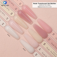 HEMA & TPO FREE Gel Constructeur Translucide Nude Fournisseur Gel Polish Constructeur Nude Transparent à Appliquer au Pinceau BIAB Gel de Construction OEM