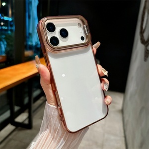 ตัวยึดกล้องป้องกันรอยขีดข่วนเคสโทรศัพท์แบบใส TPU ด้านหลังเคสโทรศัพท์ PC สำหรับ iPhone 17 17 Pro Max 17 Pro Air - Product Image 4