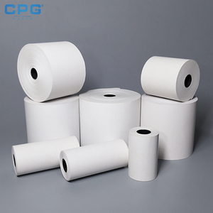 Papel Térmico para Recibos Personalizado OEM, Estable al Calor, 80x80mm, 58gsm, Baja Formación de Niebla, Rollos de Papel para Cajas Registradoras - Product Image 1