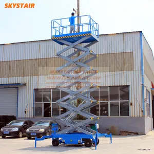 SKYSTAIR 6M 9M 11M 16M Điện Scissor Lift Nền Tảng