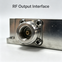 Module amplificateur de puissance RF ultra-large bande 150W 5.1-6G avec source de signal GaN, gain de 58dB et VSWR de 1.5 pour système radar