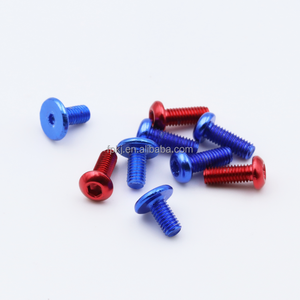 Tornillos Autorroscantes de <span class=keywords><strong>Cabeza</strong></span> <span class=keywords><strong>Avellanada</strong></span> M2 M3 M4 en Oro/Arcoíris, Tornillos de Titanio Gr5 con Anodizado Arcoíris y Bloqueo Hexagonal <span class=keywords><strong>Allen</strong></span> - Product Image 4