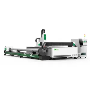 Faser 3015 Laser Blech- und Rohrschneidemaschine 6 kW Hochgeschwindigkeits-Laser-Schneidemaschine unterstützt KI und LAS Grafikformat