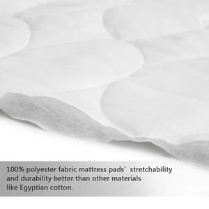 <b>King</b> <b>Size</b> <b>Quilted</b> Fitted Mattress Pad, 100% Waterproof Hypoallergenic Mattress Cover Protector - Product Image 5
