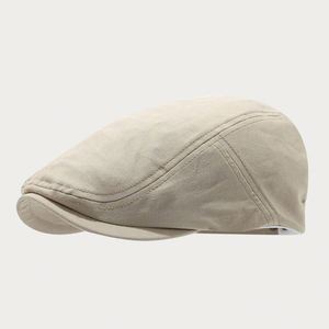 Japanese Artistic Short Brim Beret Women's Spring Summer Retro Ivy Hat Men's <b>Painter</b> Blank Ivy Hat - Product Image 4