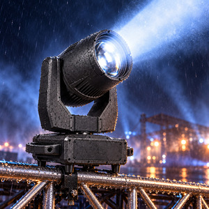 Cabeza Móvil LED IP65 con Zoom de Haz de Luz, 450W, Blanca, Zoom Motorizado de 0.9-18 Grados, Luz de Haz para Exteriores - Product Image 4