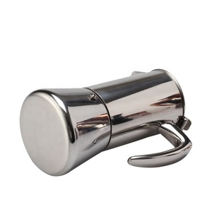 2/4/6/10 taza de acero inoxidable certificación alimentaria grado espresso Moka olla cafetera - Product Image 4