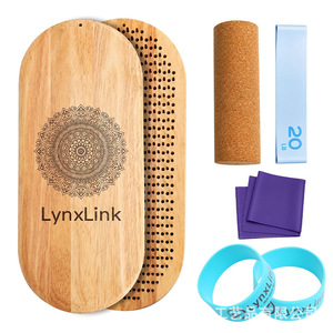 แผ่นไม้สำหรับนวดเท้า LynxLink ขนาด 14 ซม. x 32 ซม. สำหรับการฝังเข็ม บรรเทาอาการปวด ฝึกโยคะ เพื่อการผ่อนคลาย - Product Image 2