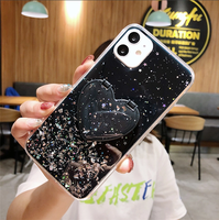 Étui de téléphone portable de luxe antichoc en TPU+PC avec design diamant scintillant pour S10 Plus A50 A51 A70 A71 S8 S9 M31