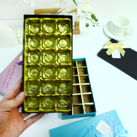 Stilvolle Schokoladen-Geschenk box Premium Hochwertiges Design Langlebig und elegant Perfekt für Pralinen oder Weihnachts display