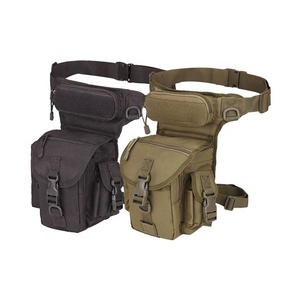 Riñonera Impermeable de Lona Estilo Vintage Para Deportes al Aire Libre con Cierre de Cremallera y Logo Personalizado, Patrón de Cajas, Táctica Para Caza y <span class=keywords><strong>Moto</strong></span>, Venta Directa de Fábrica - Product Image 3