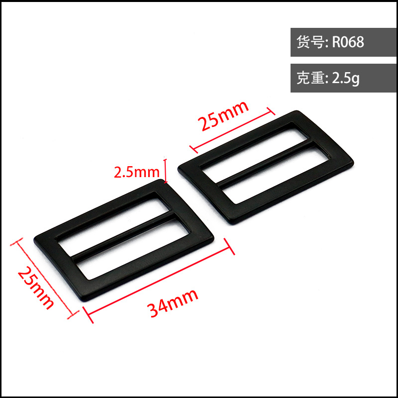 R068 สีดำ เส้นผ่านศูนย์กลางภายใน 25mm