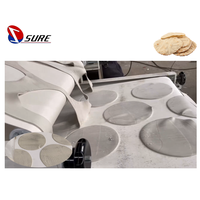 Machine de fabrication Roti Chapati à haute productivité/ligne de production Lavash/ligne de pain pita entièrement automatique