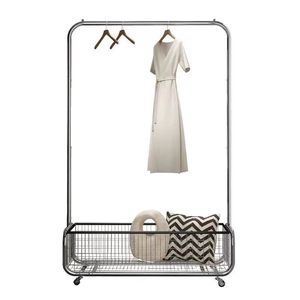 <span class=keywords><strong>Porte</strong></span>-<span class=keywords><strong>manteau</strong></span> de style cintre en métal au sol en fer pour <span class=keywords><strong>chambre</strong></span> à coucher de luxe avec roue de direction universelle - Product Image 1