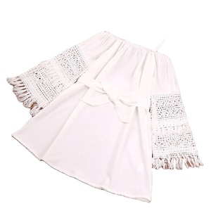 Ropa Infantil de Color Negro, Vestido Musulmán para Niñas, Vestido de Encaje Blanco, Vestidos de Estilo Antiguo para Niñas - Product Image 3