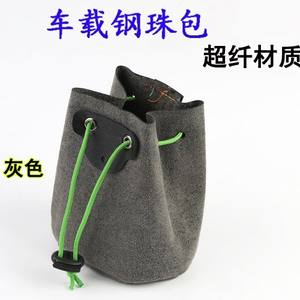 Bolsa para tirachinas Ztc443, diseño de fieltro con cordón, bolsa portátil para bolas de acero para uso en exteriores - Product Image 5