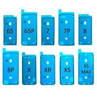 Autocollant d'étanchéité pour écran, cadre et bordure, adhésif anti-poussière remplaçable pour iPhone 7 8 X 11 12 13 Pro Max