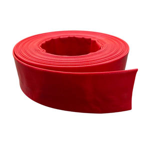 Landwirtschaftlicher Bewässerungsschlauch <span class=keywords><strong>PVC</strong></span> Flachschlauch Hochdruck Flexibel Leichtgewichtig Landwirtschaftliche Bewässerung 6 Zoll Rot - Product Image 6