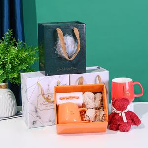 Set Hadiah Kotak Keramik untuk Pengiring Pengantin, Hadiah Pernikahan untuk Tamu, Souvenir, Cangkir Kopi, Set Hadiah Ulang Tahun - Product Image 5