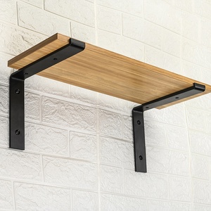 Rustic Scaffold Board Heavy Duty <strong>Shelf</strong> Brackets/Shelving Industrial Iron/Steel - Product Image 3